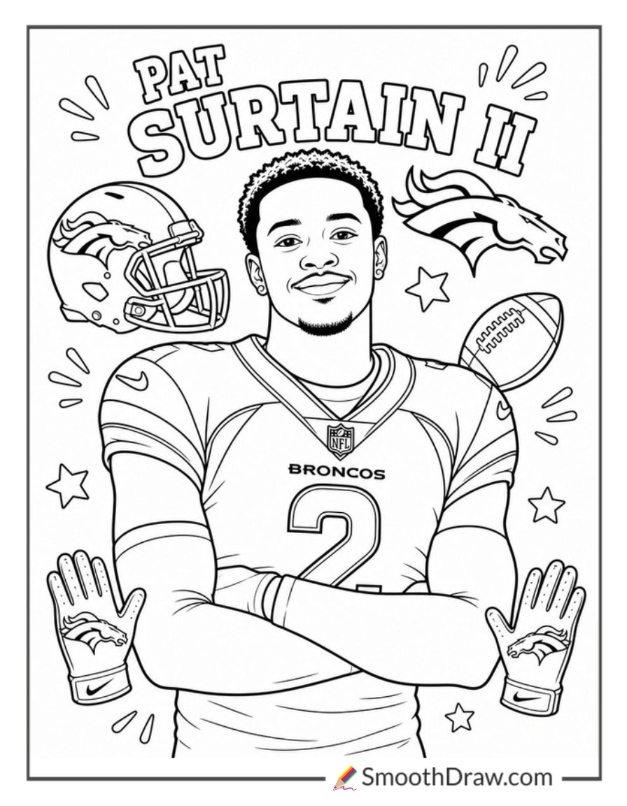 Pat Surtain Ii Player Portrait