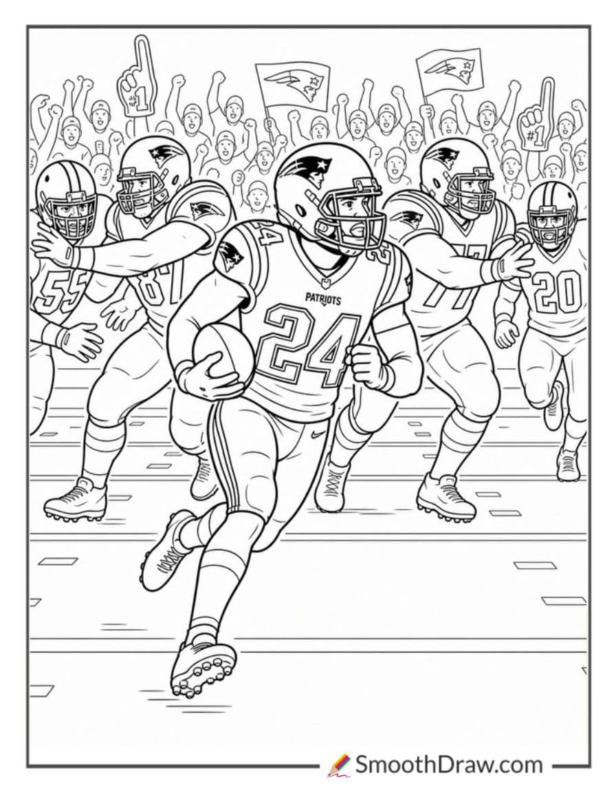 Patriots Cornerback Interception Return