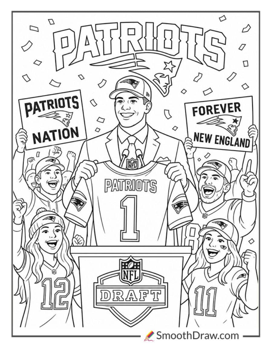 Patriots Draft Pick Podium
