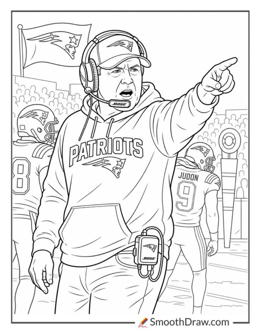 Patriots Sideline Coach Headset