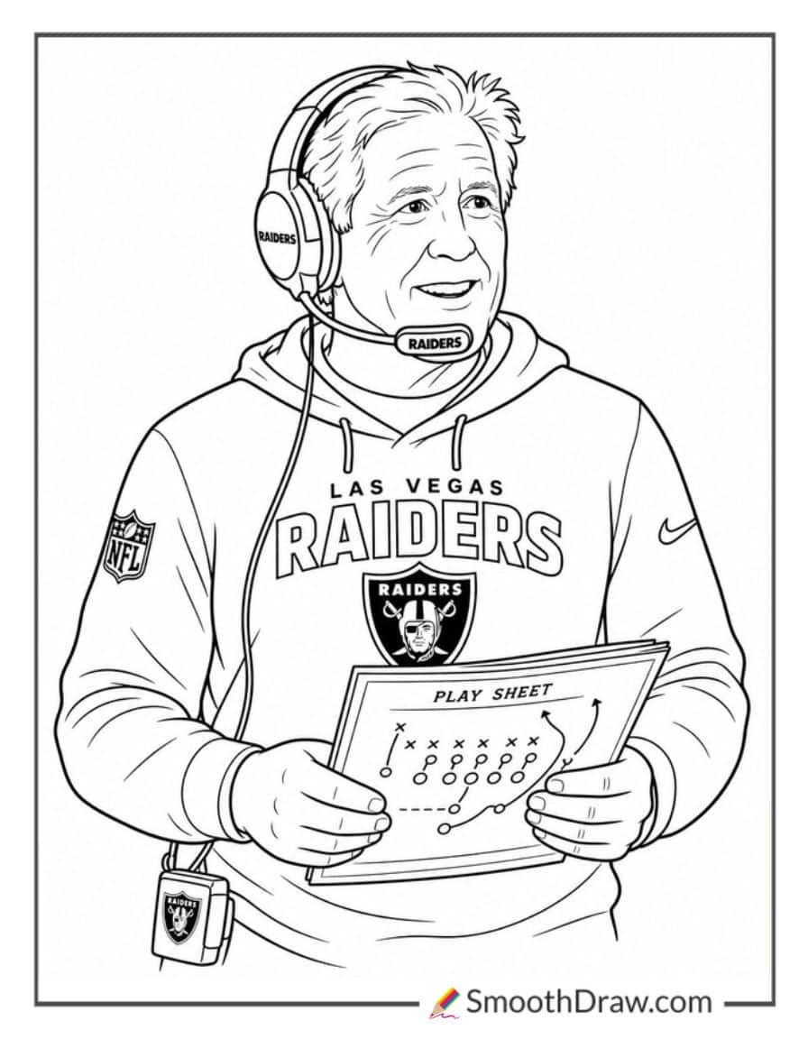 Pete Carroll On Raiders Sideline