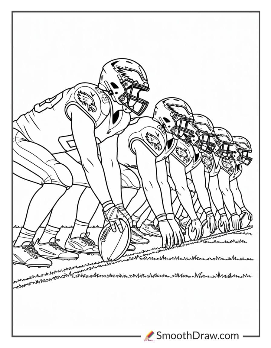 philadelphia eagles players coloring pages