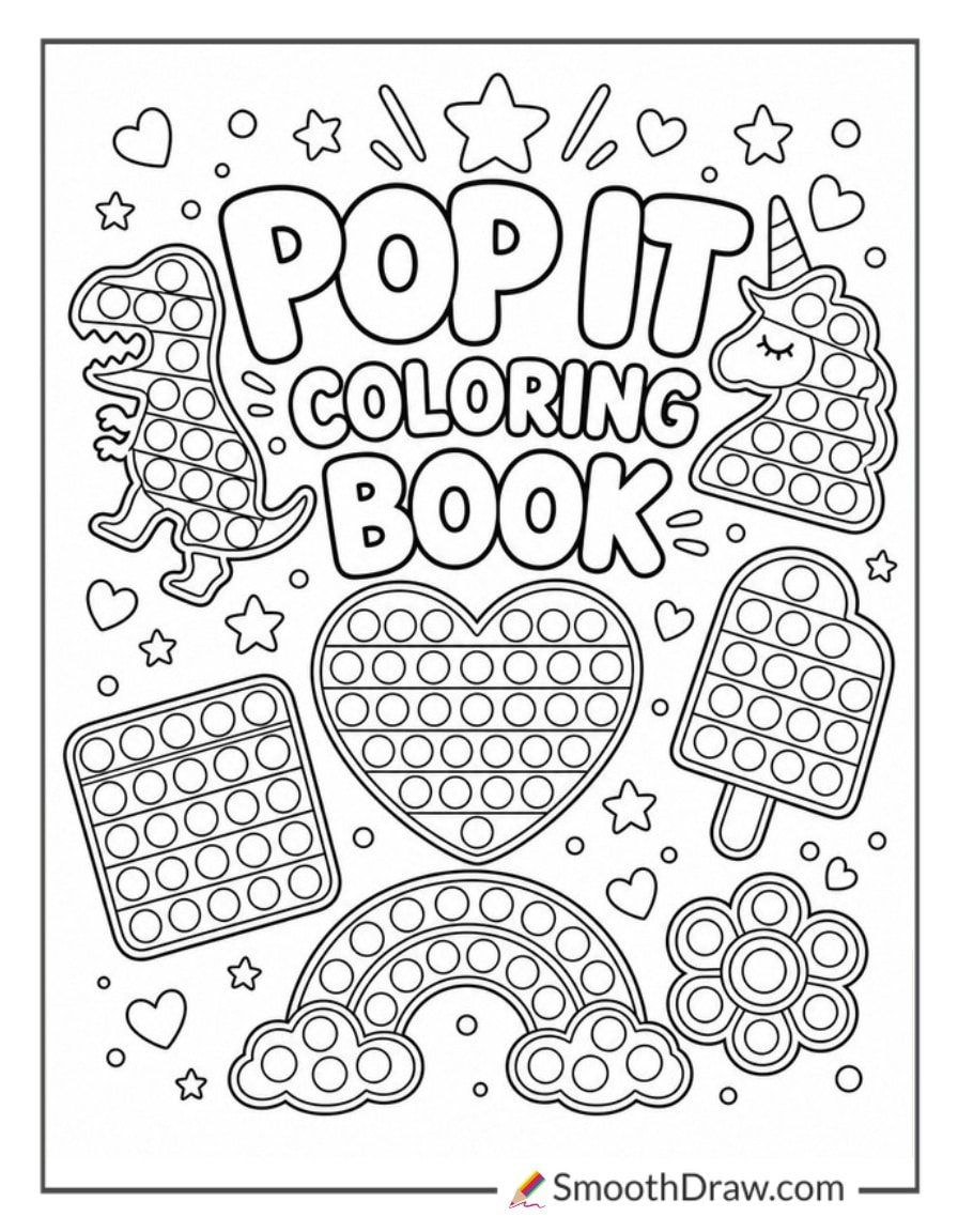 pop it coloring book
