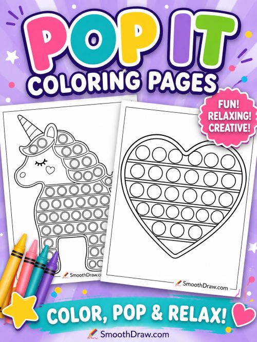 pop it coloring pages f