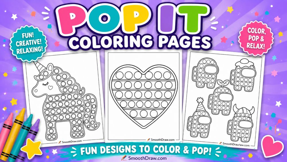 pop it coloring pages t