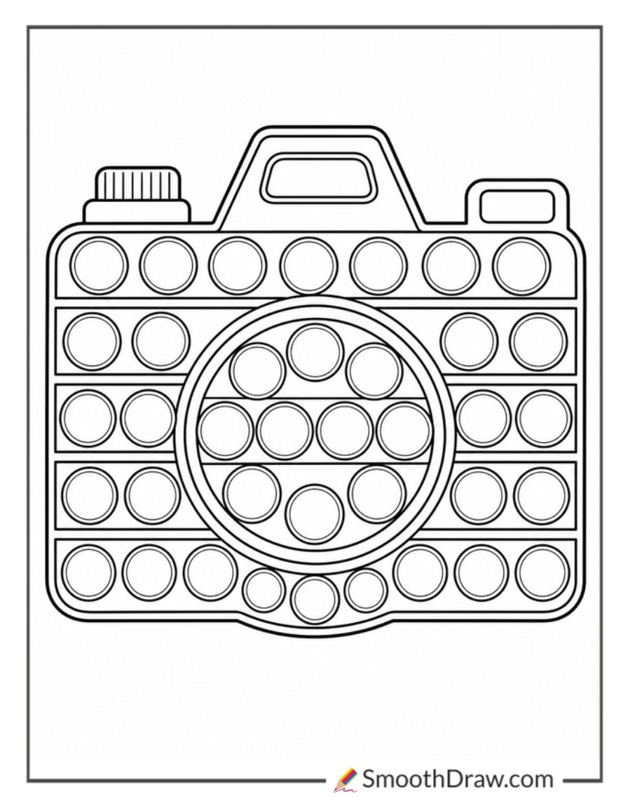 pop it shaped like a camera