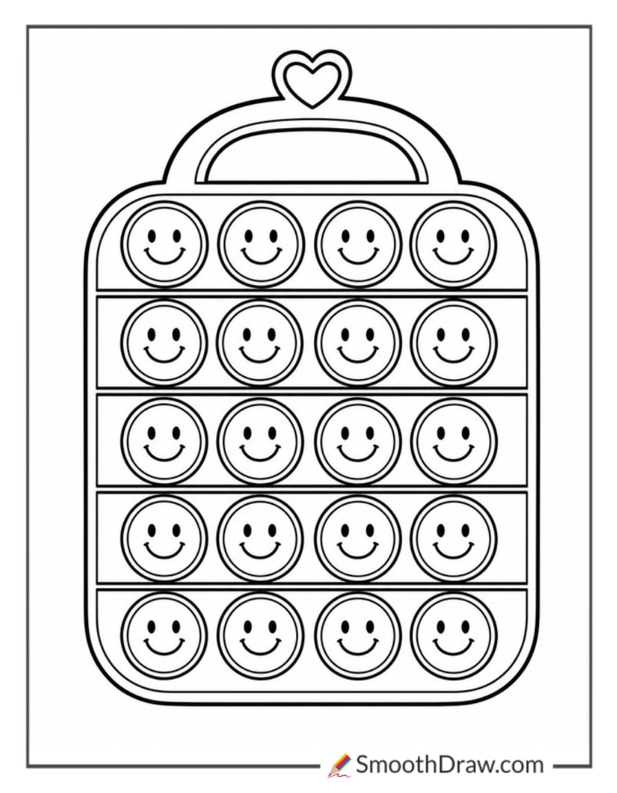 pop it with smiley face bubbles