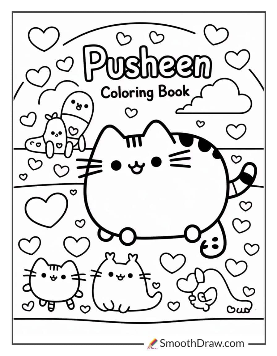 pusheen coloring book
