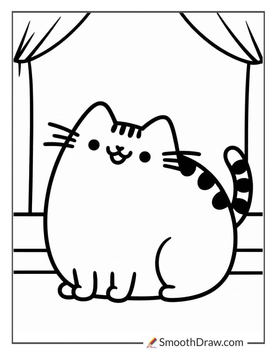 pusheen coloring pages