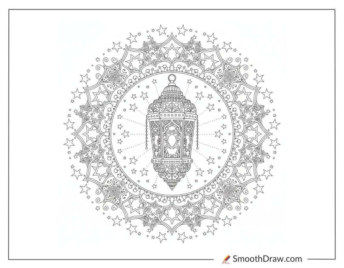 Ramadan Adult Coloring Pages