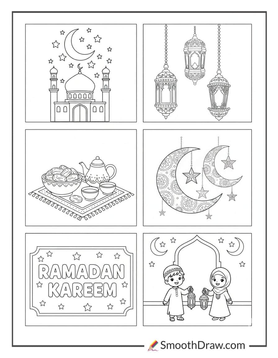 Ramadan Coloring Book