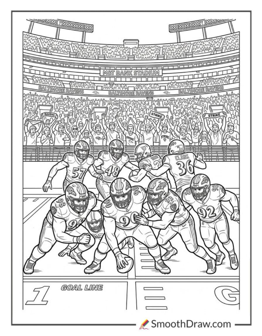 Ravens Defense Goal Line St
