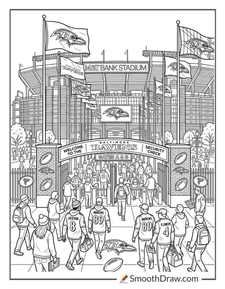 Ravens Stadium Game Day