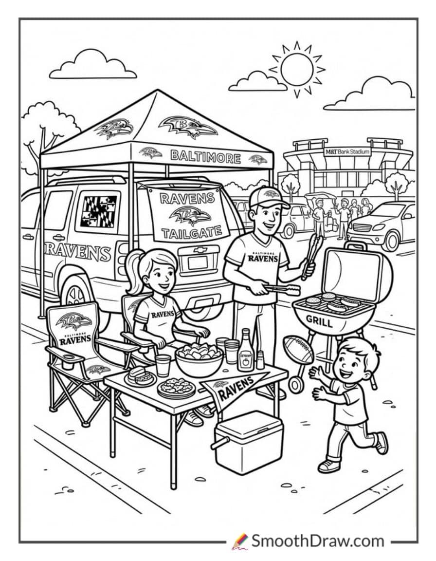 Ravens Tailgate Family Picnic