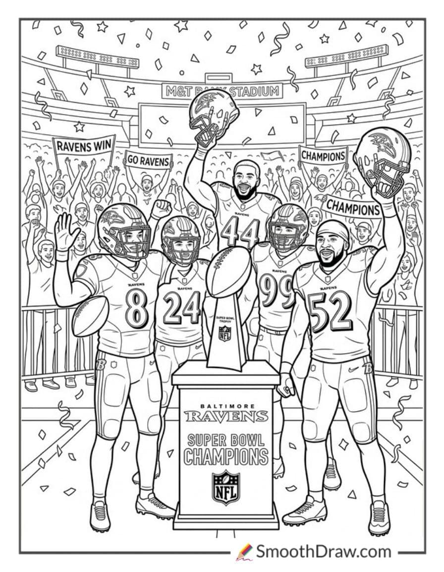 Ravens Trophy Celebration