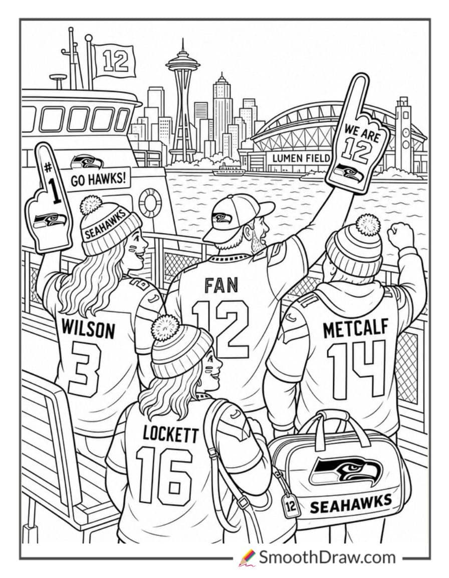 Seattle Seahawks Ferry Fan Trip