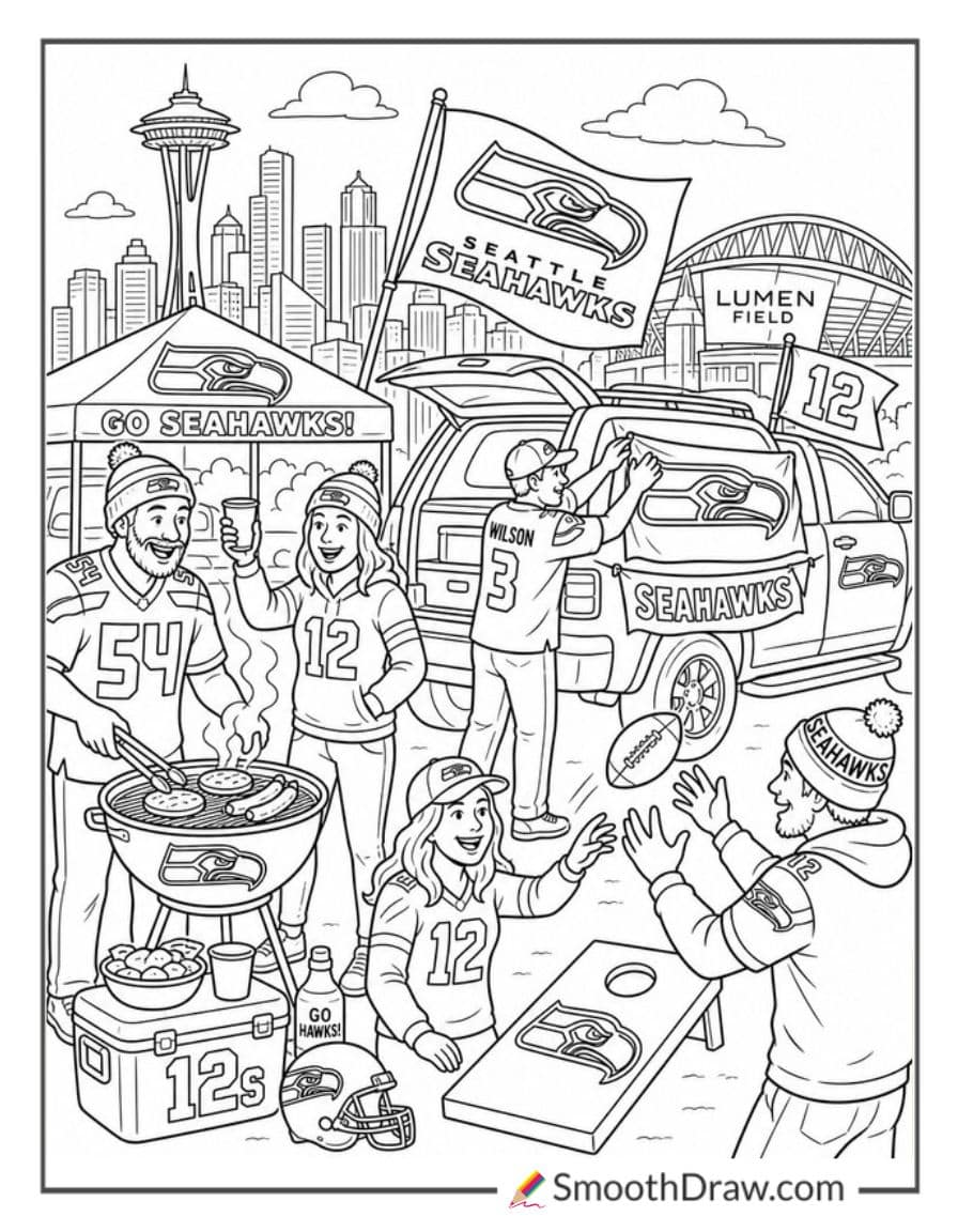 Seattle Seahawks Tailgate Party