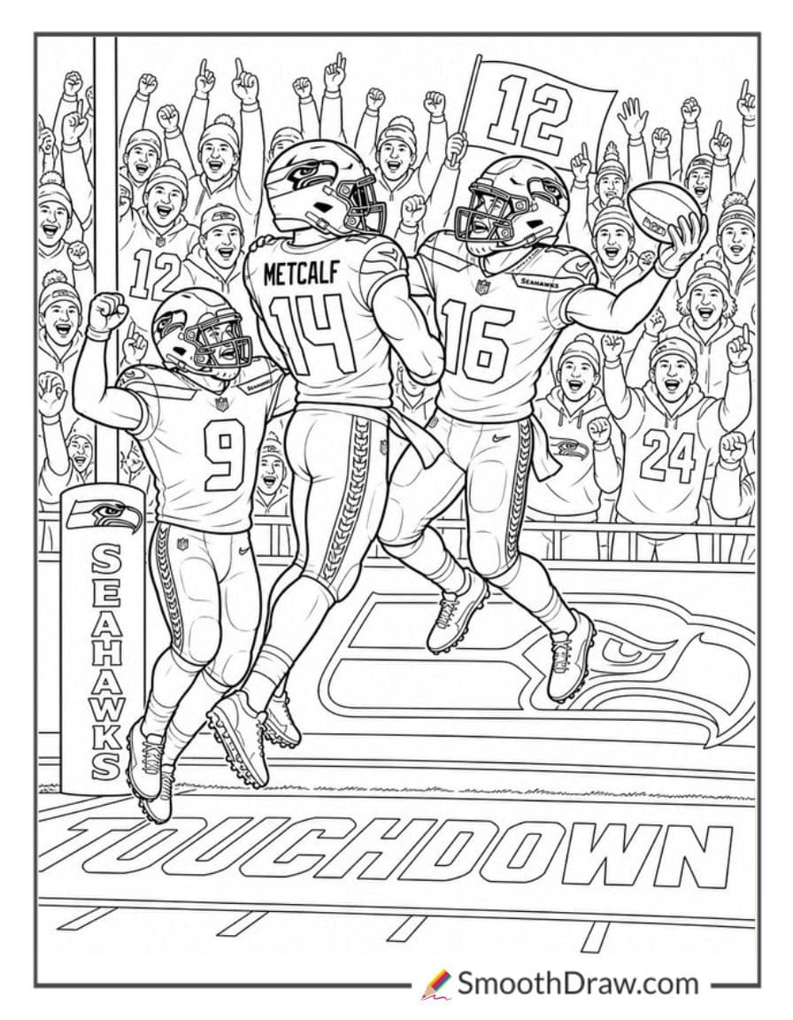 Seattle Seahawks Touchdown Celebration