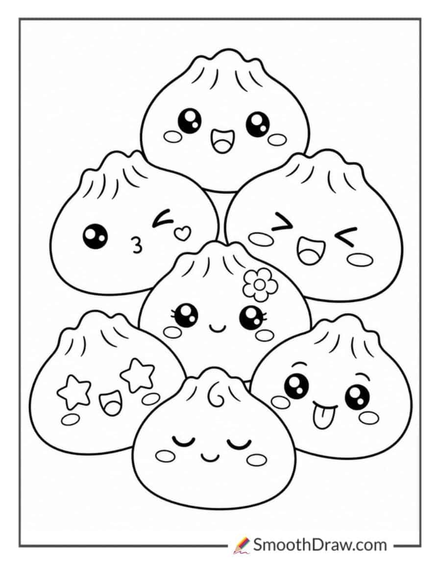 Sleeping Dumpling Squishy