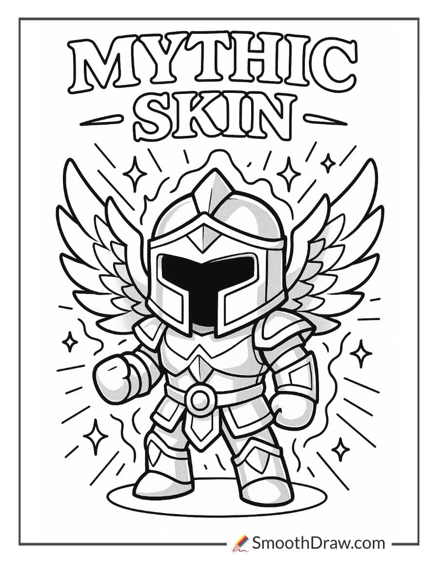 stumble guys coloring pages mythic