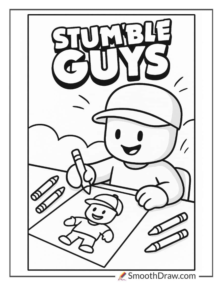 stumble guys coloring pages