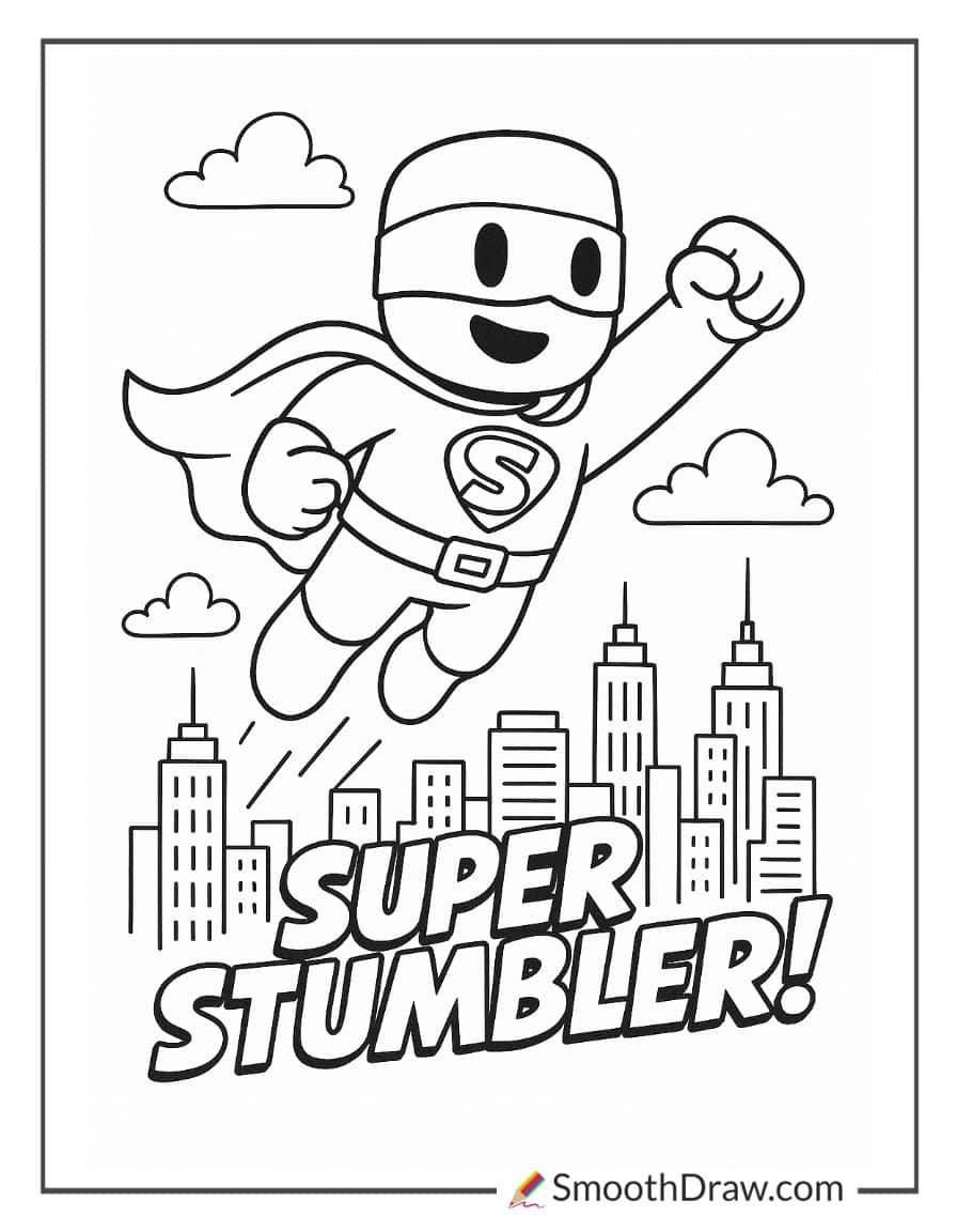 superhero stumble guy costume challenge