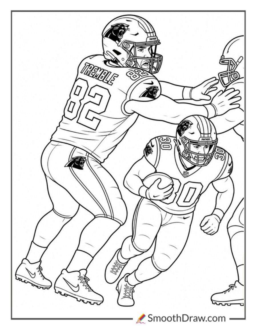 Tommy Tremble Blocking For Runner