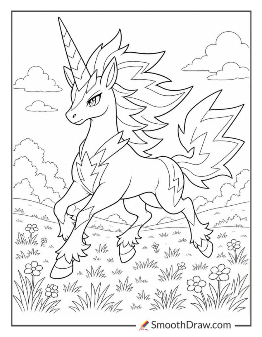 univolt from palworld galloping