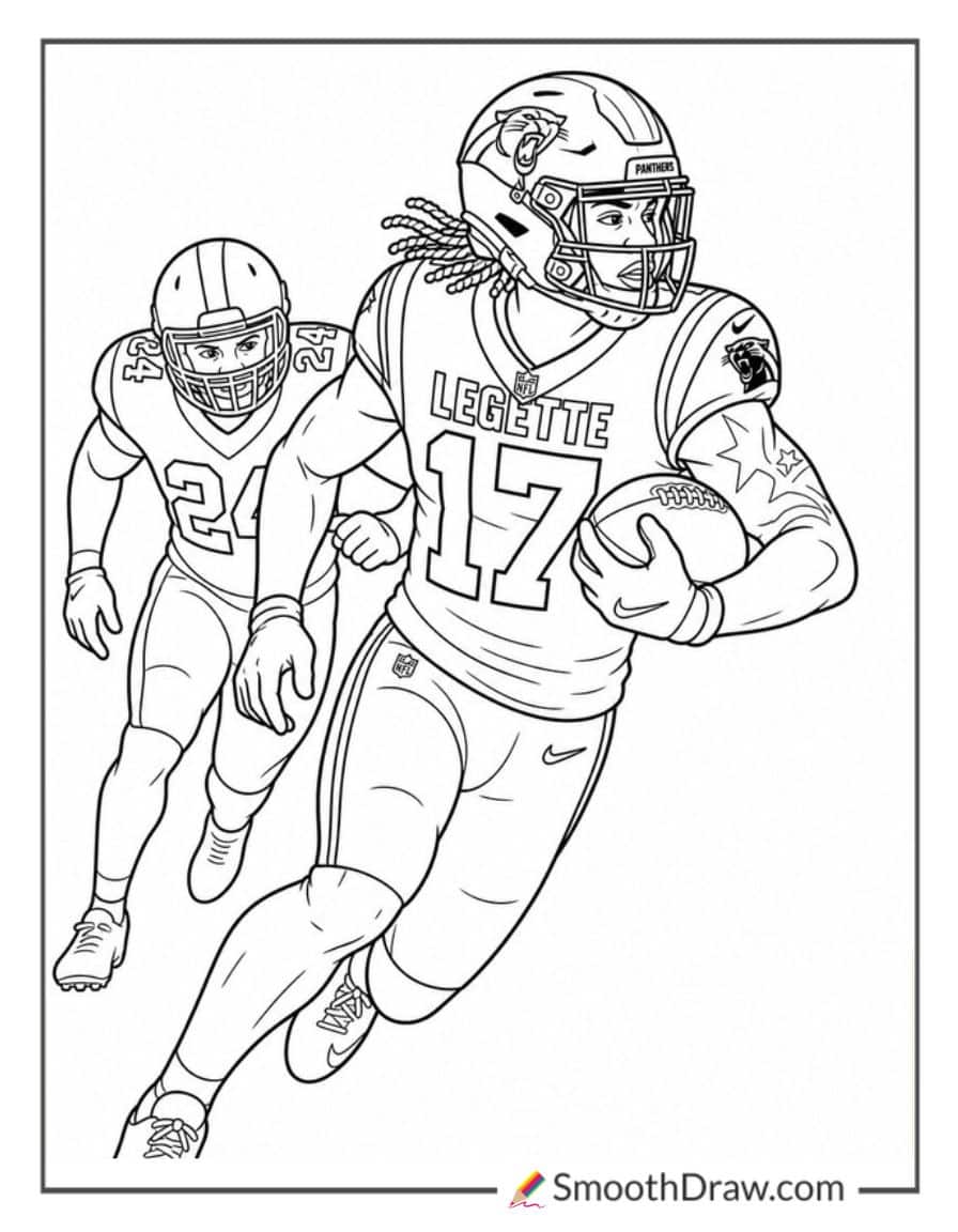 Xavier Legette Running After Catch