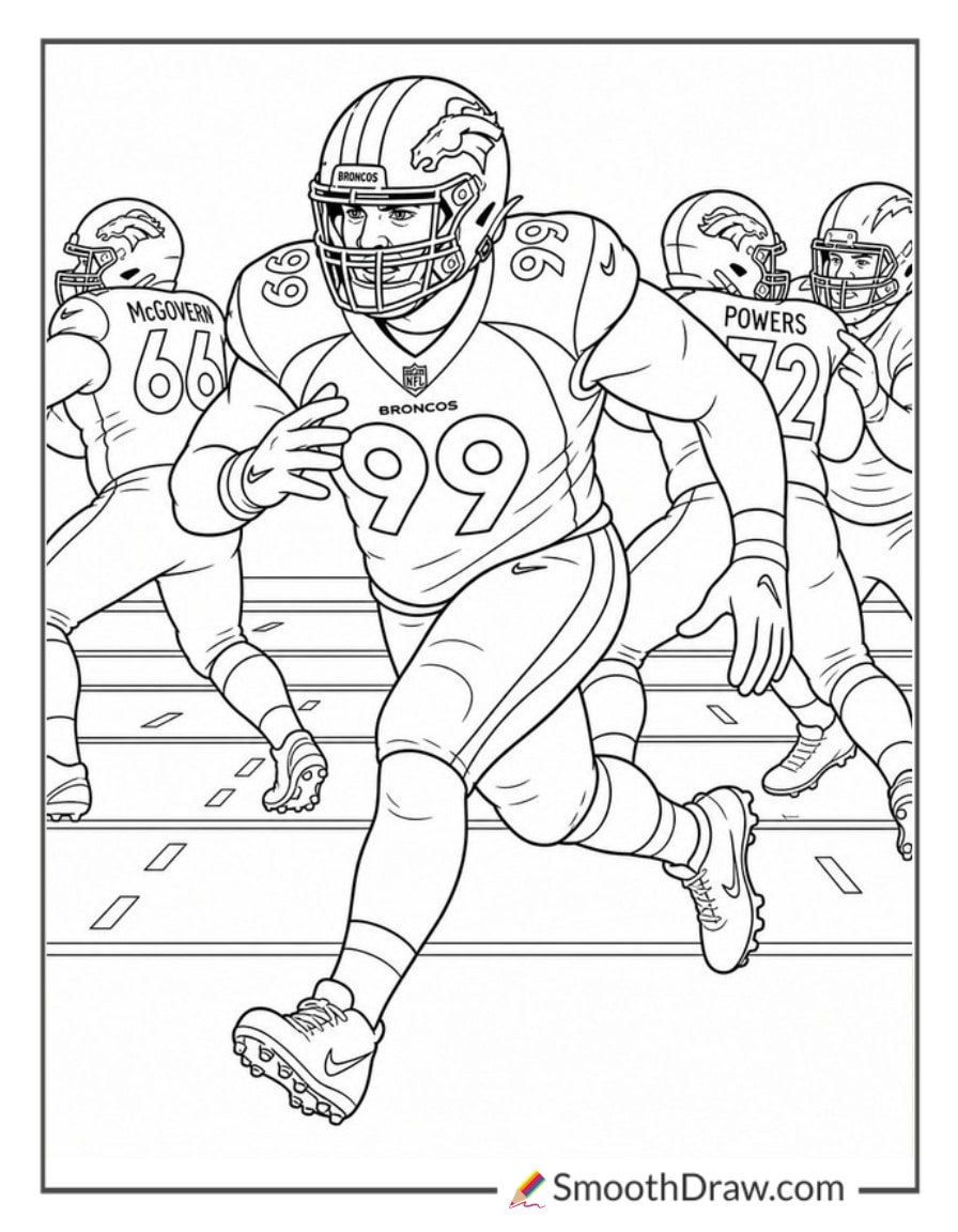 Zach Allen Rushing The Passer