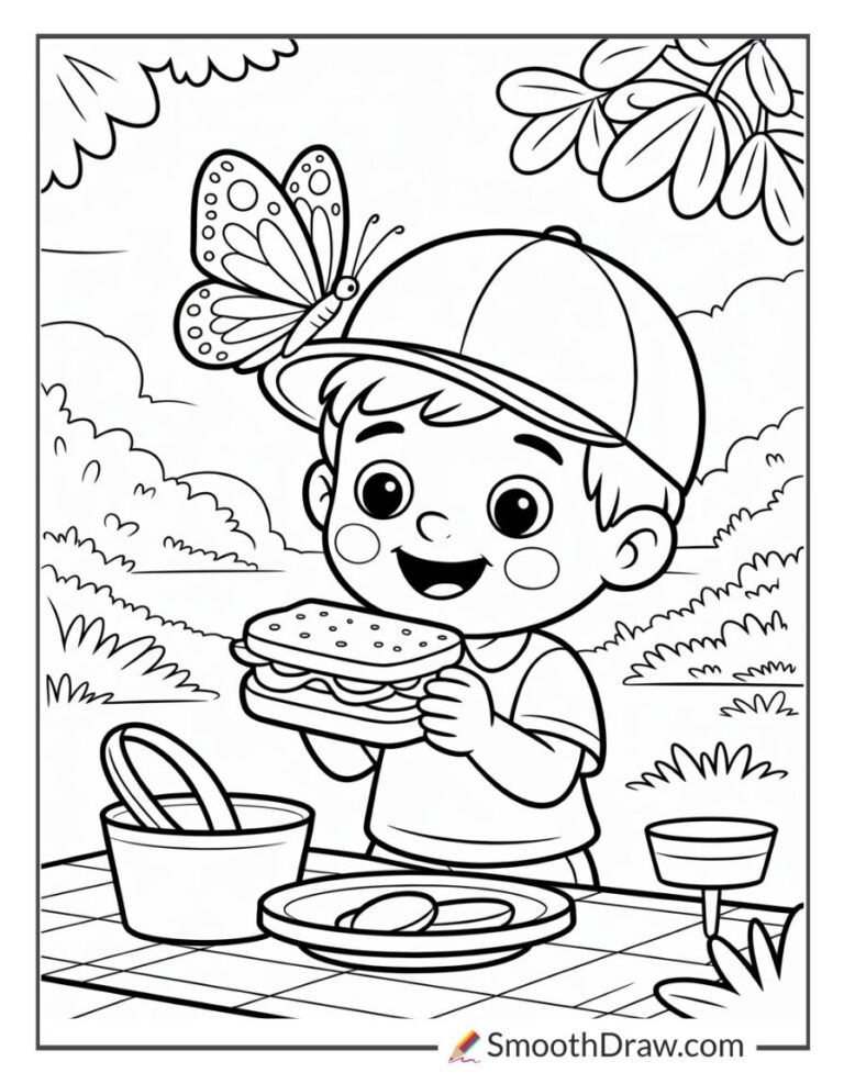 71 Boy Coloring Pages (Free Printable PDFs)