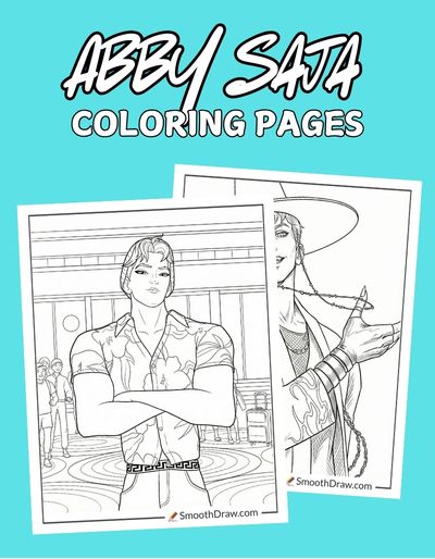Abby Saja coloring pages f