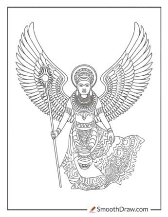 African Orisha Angelic Guardian