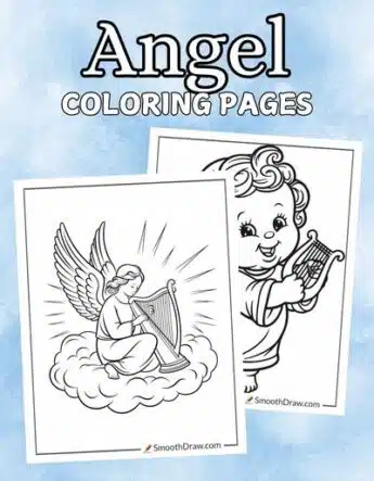 Angel Coloring Pages f