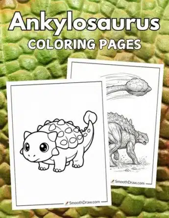Ankylosaurus coloring pages f
