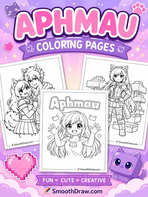 Aphmau coloring pages f