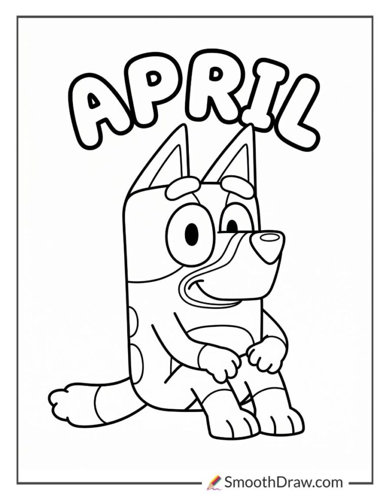 33 April Coloring Pages (Free PDFs)