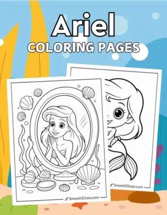 Ariel coloring pages f