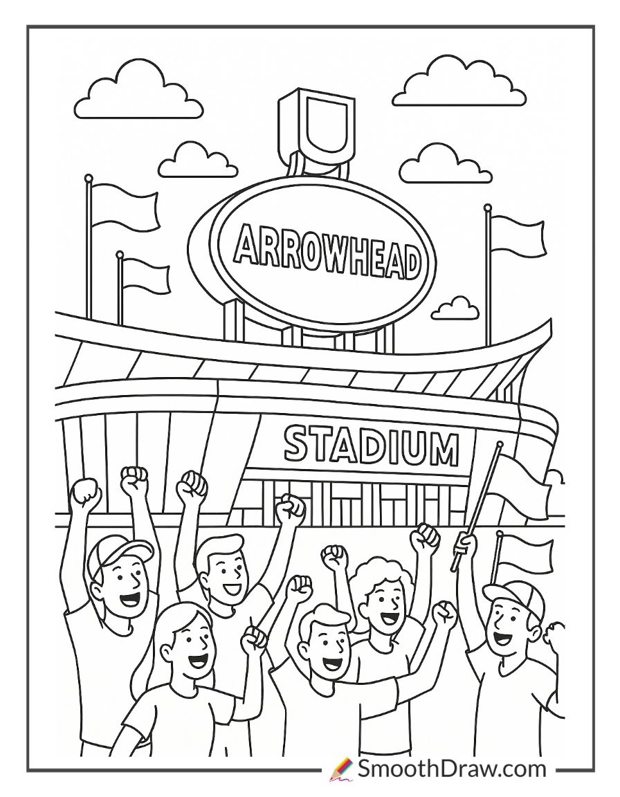 Arrowhead Stadium Crowd Cheering