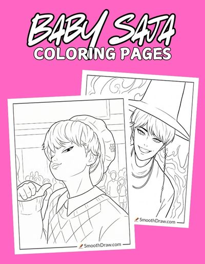 Baby Saja coloring pages f