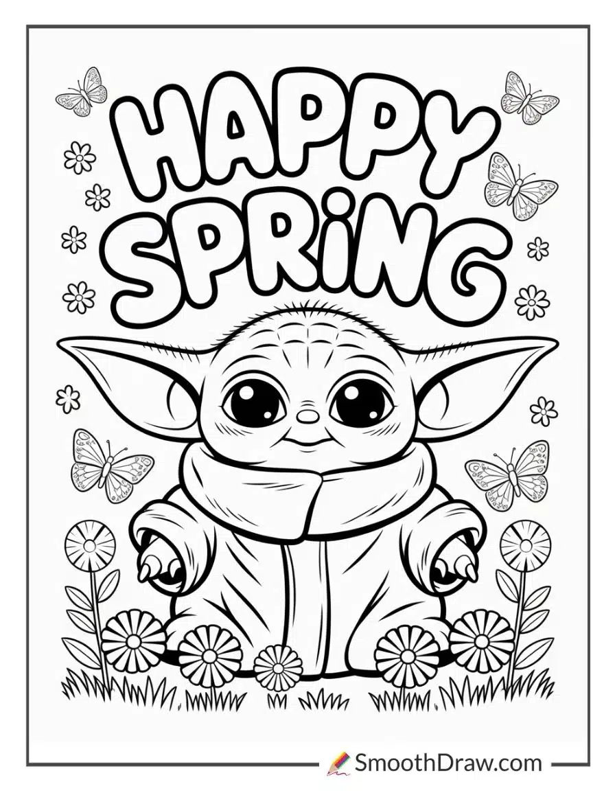 Baby Yoda First Day Of Spring