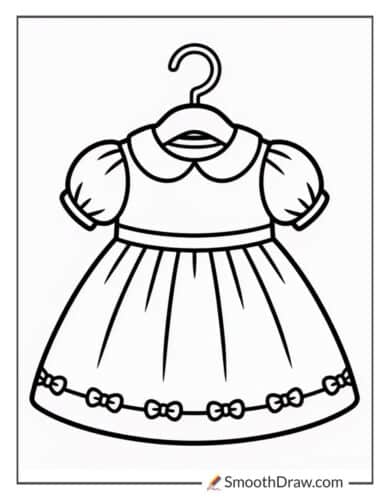 Baby Dress With Tiny Bows