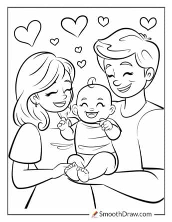Baby with Parents