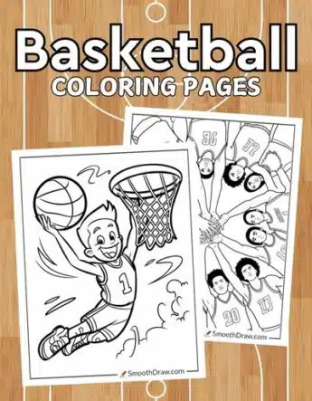 Basketball coloring pages