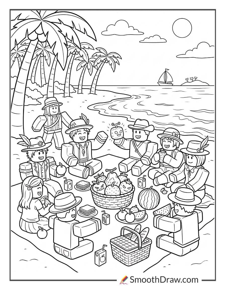 Blox Fruits Summer Beach Fruit Picnic