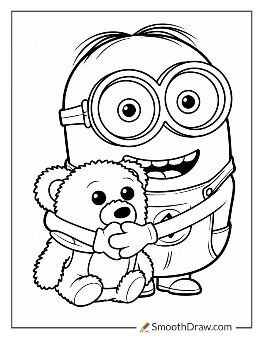 Bob With His Teddy Bear Tim