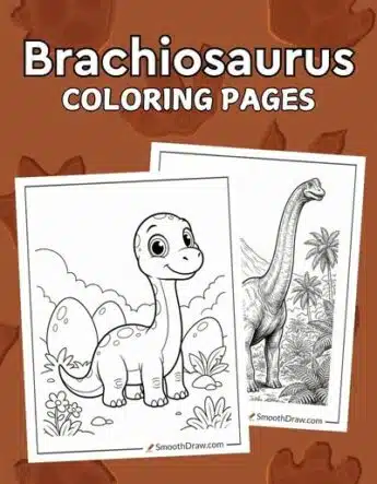 Brachiosaurus coloring pages f