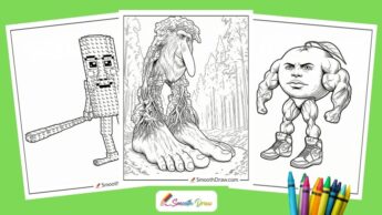 Brainrot Coloring pages