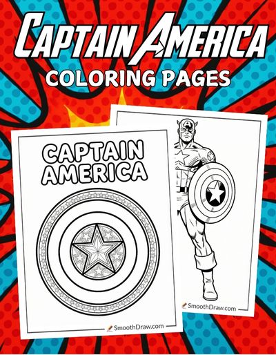 Captain America coloring pages f