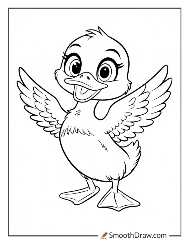 Duck Drawing.pdf 53 Duck Coloring Pages (Free PDF Printables)